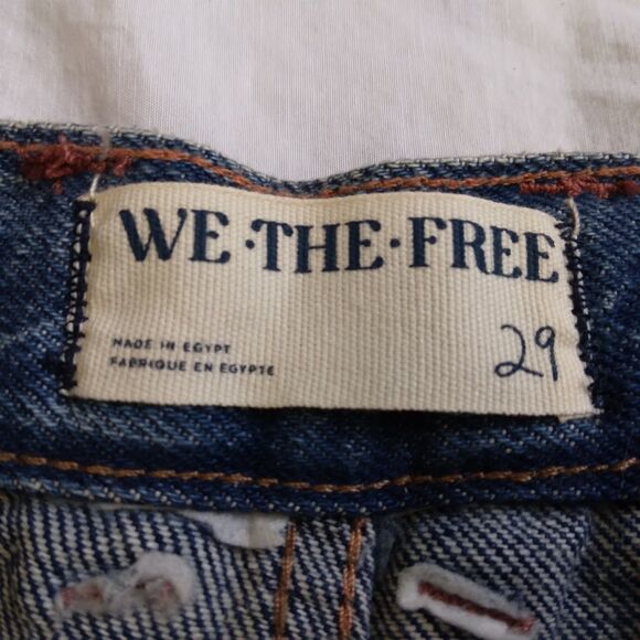 We The Free Now Or Never Denim Shorts Casual Festival Boho Women's Size 29 - Picture 4 of 10